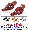 Wltoys 104020 Upgrade Metal Parts Front Axles C-Shape Seat.4 Color you can choose.
