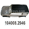Wltoys 104020 Parts 104008.2946 Metal Gray Car Shell Group -LWQ Custom Version.