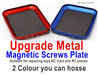 Wltoys 104072 Force Upgrade Parts-Upgrade Metal Magnetic Screws Plate. It is suit for Repairing the RC Cars,RC helicopter,RC Toys. Etc.