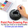 Wltoys 104072 Upgrade Parts Upgrade Paint Pen,Drawing Pen for RC Car Tires or Draw Graffiti.