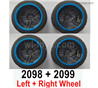 Wltoys 104072 Wheel Set.It Include the Left and Right Wheel.Total 4 Set. 104072.2098 + 104072.2099.Total 4 Set.