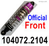 Wltoys 104072 Front Shock Absorber Damper.104072.2104.