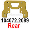 Wltoys 104072 Rear Shock absorber board.104072.2089.
