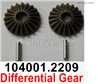 Wltoys 104072 Differential Gear with Pins.104001.2209.Total 2 Set.