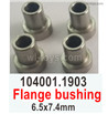 Wltoys 104072 Flange bushing.104001.1903.Total 4pcs.The size is 6.5x7.4mm.