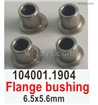 Wltoys 104072 Flange bushing.104001.1904.Total 4pcs.The sizeis 6.5x5.6mm.