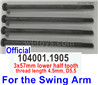 Wltoys 104072 Screws Parts Phillips round head machine screw.104001.1905.Total 4pcs.The size is 3x57mm.