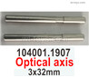 Wltoys 104072 Optical axis.104001.1907.Total 2pcs.The size is 3x32mm.
