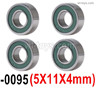 Wltoys 104072 5X11X4mm Bearing.12428.0095.Total 4pcs.