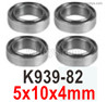 Wltoys 104072 K949-82 Ball Bearings.Total 4pcs.5x10x4mm.