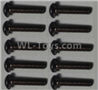 Wltoys 10428-2 10428.0566 M3X15 pan head hex head screws(10pcs)