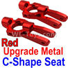 Wltoys 10428-C2 K949-10 Upgrade Metal C-Shape Seat-Red-2pcs