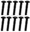 Wltoys 10428-C2 A929-79 Pan head inner hexagon Screws-M3X14-Black zinc plated(10PCS)