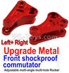 Wltoys 10428-C2 Upgrade Metal Front shockproof commutator(Left and Right)-Red