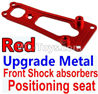 Wltoys 10428-C2 K949-16 Upgrade Metal Front Shock absorbers Positioning seat-Red