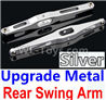 Wltoys 10428-C2 K949-29 Upgrade Metal Rear Swing Arm-Silver-2pcs