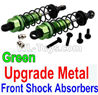 Wltoys 10428-C2 Upgrade Metal Front Shock Absorbers(2pcs)-Green