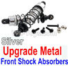 Wltoys 10428-C2 Upgrade Metal Front Shock Absorbers(2pcs)-Silver
