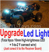 Wltoys 10428-C2 Upgrade LED light unit(Total 6pcs Light and 1pcs 1-TO-2 Y-shape connect wire)