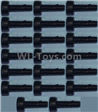 Wltoys 10428-C2 Cup head inner hexagon Screws M2X6-(20pcs)
