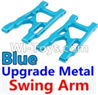 Wltoys 10428-A Upgrade Metal Swing Arm-Blue-2pcs Wltoys 10428-A Upgrade Metal Swing Arm-Blue-2pcs