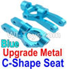 Wltoys 10428-A Upgrade Metal C-Shape Seat-Blue-2pcs