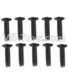 Wltoys 10428-A Parts-112 A929-60 Countersunk head inner hexagon Screws-M3X16-Black zinc plated(10PCS)