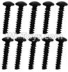 Wltoys 10428-A Parts-118 A929-79 Pan head inner hexagon Screws-M3X14-Black zinc plated(10PCS)