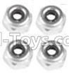 Wltoys 10428-A Parts-123 A929-94 M4 Locknut(4PCS)