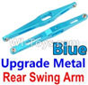 Wltoys 10428-A Upgrade Metal Rear Swing Arm-Blue-2pcs Wltoys 10428-A Upgrade Metal Rear Swing Arm-Blue-2pcs