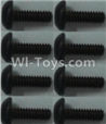 Wltoys 10428-A Pan head inner hexagon Screws-M2X6-(8pcs)