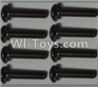 Wltoys 10428-A Pan head inner hexagon Screws-M2.5X12-(8pcs)