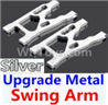 Wltoys 10428-B Upgrade Metal Swing Arm-Silver-2pcs