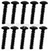 Wltoys 10428-B A929-79 Pan head inner hexagon Screws-M3X14-Black zinc plated(10PCS)
