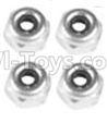 Wltoys 10428-B A929-94 M4 Locknut(4PCS),Wltoys 10428-B Rc Car Parts,High speed 1:10 Scale 4wd,10428-B Electric Power On Road Drift RacinAg Truck Car Parts