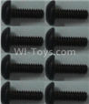 Wltoys 10428-B Pan head inner hexagon Screws-M2X6-(8pcs)