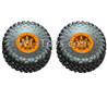 Wltoys 10428-D Wheel unit(2 set)-Orange-10428-D.0690