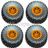 Wltoys 10428-D Wheel unit(4 set)-Orange-10428-D.0690