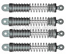 Wltoys 10428-D Shock absorbers(4pcs)-For front or Rear-10428-D.0697