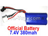 Wltoys 10428-D Battery-1pcs-7.4V 380mah Battery with SM Plug-10428-D.0700
