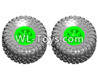 Wltoys 10428-E Wheel unit(2 set)-Green-10428-E.0705