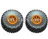 Wltoys 10428-E Wheel unit(2 set)-Orange-10428-D.0690