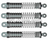 Wltoys 10428-E Shock absorbers(4pcs)-For front or Rear-10428-D.0697