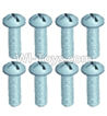 Wltoys 12401 0245 Pan head screws(8PCS)-M2.5X6