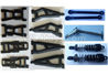 Wltoys 124012 Front sway arm + rear sway arm + steering rod + cardan shaft assembly + shock absorber assembly-124012.1227 Wltoys 124012 Front sway arm + rear sway arm + steering rod + cardan shaft assembly + shock absorber assembly-124012.1227