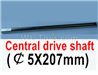 Wltoys 124012 Central drive shaft  Parts-5X207mm-124011.0979