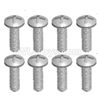 Wltoys 124012 Cross recessed pan head screws Parts(8PCS)-M2.5X8 PM-12428.0101