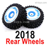 Wltoys 124017 Rear Wheel unit. 124017.2018. Rear Tires. 2 Set.