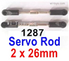 Wltoys 124016 Servo Rod(2pcs)-2x26-124016.1287