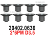 Wltoys 124016 Screws 20402.0636 Screws. 2x6PM D3.5.